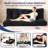 Futon Mattress Japanese Floor Topper, 8" Memory Foam Foldable Futon Pad, Portable Roll Up Sleeping Mat For Camping, Easy To Store With Dust Cover, Full,Black-2066980089-2065870352
