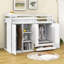 Lit mezzanine 2 tiroirs avec tablettes Graviel par Harriet Bee-787549475
