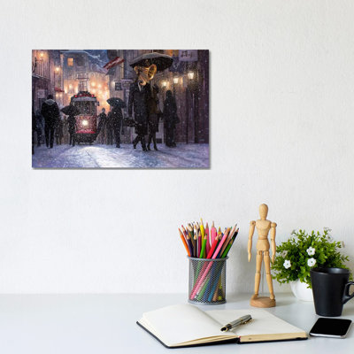 Return From The Concert by Adrian Borda - Wrapped Canvas Gallery-Wrapped Canvas Giclée