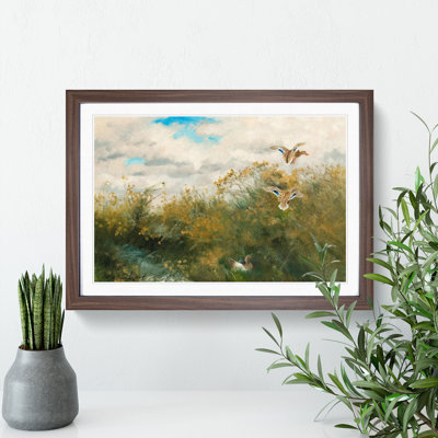 Ducks Taking Flight by Bruno Liljefors - Picture Frame Painting
