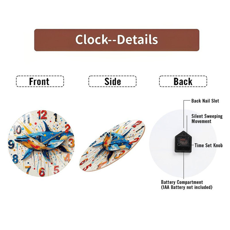 Horloge murale 12 po