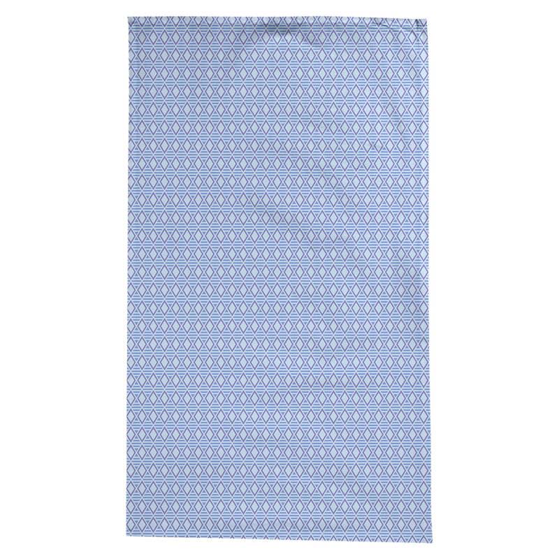 Leffel Geometric Diamonds Tablecloth, Dark Blue/Purple