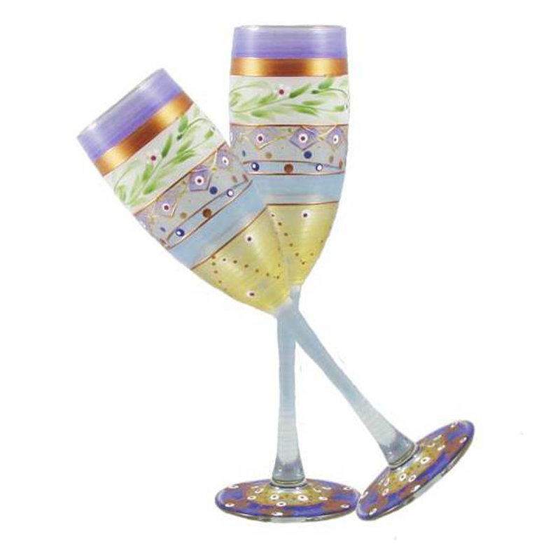 Flûte à champagne Mosaic Garland 8.5, Mauve