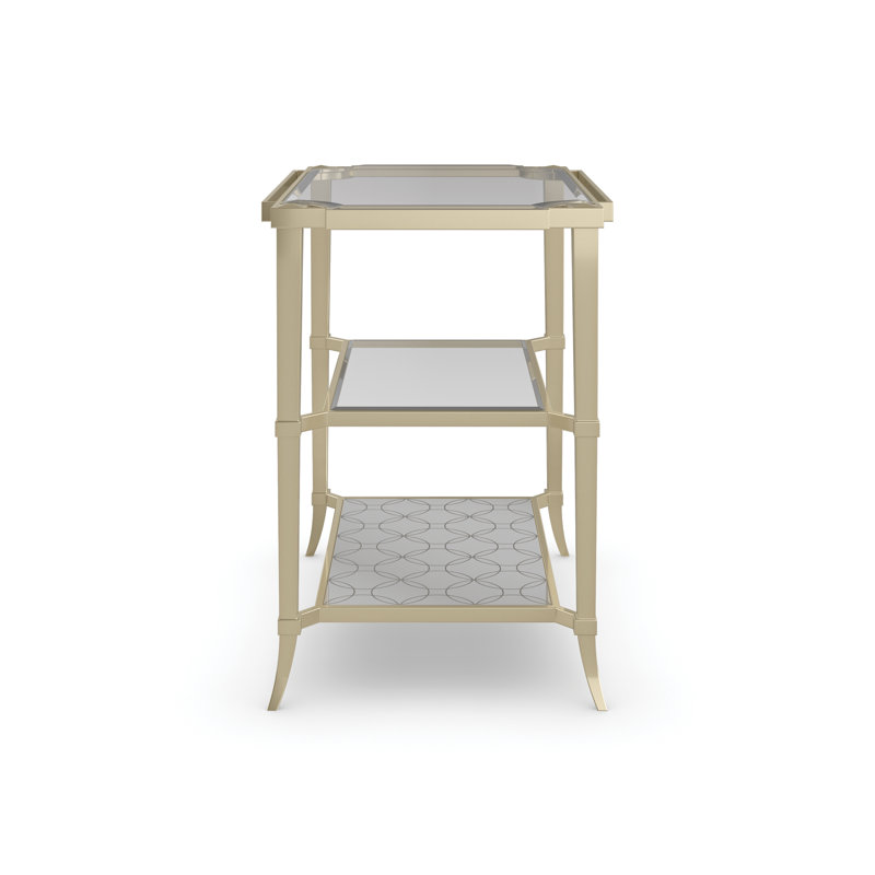 Glass End Table