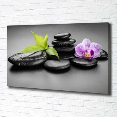 Zen Stones - Wrapped Canvas Print