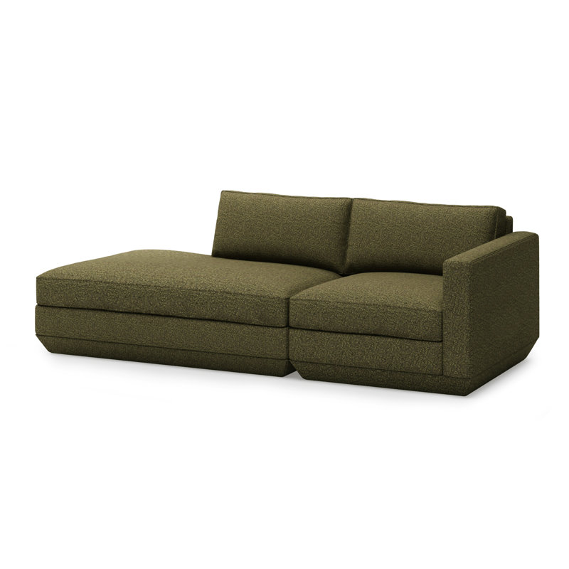 Podium Modular 2 PC Lounge Sofa, Copenhagen Terra, Left Hand Facing
