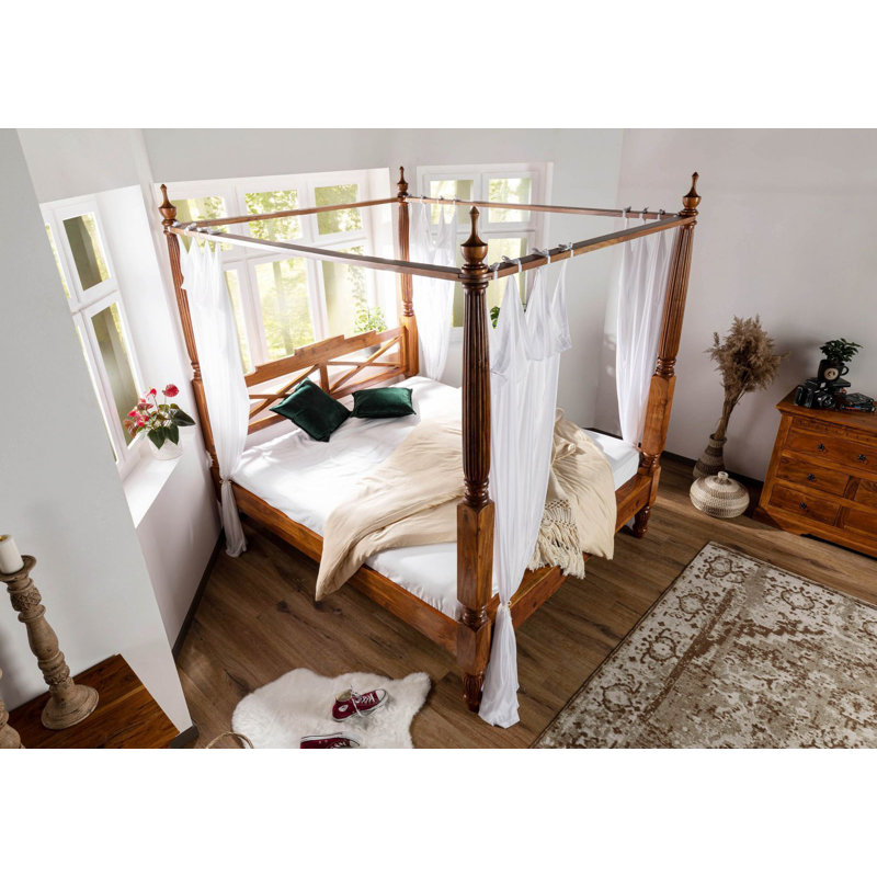 Oxford Solid Wood Bed, European Kingsize (160 x 200 cm)