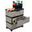 Freestanding Plastic 3-Drawer Storage Unit-701494768