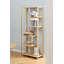 Mida 185cm H x 77cm W Wood Geometric Bookcase