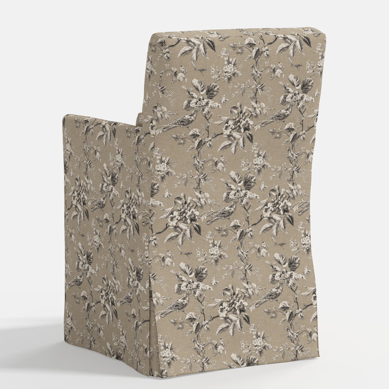 Lindy Arm Chair, Michigan Bird Toile Sand