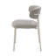 Chaise d'appoint à finition grise (ensemble de 2)