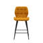 Skopelos Upholstered Counter Stool with Metal Frame-351232434