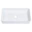Lavabo rectangulaire en céramique Sleek
