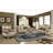 Jabari Rectangular Coffee Table in Champagne