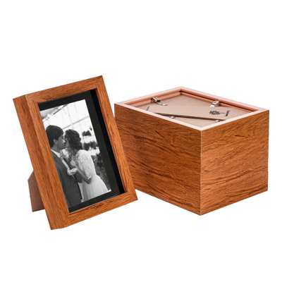 Nicola Spring - 3D Box Photo Frames - 5 x 7" with 4 x 6" Mount