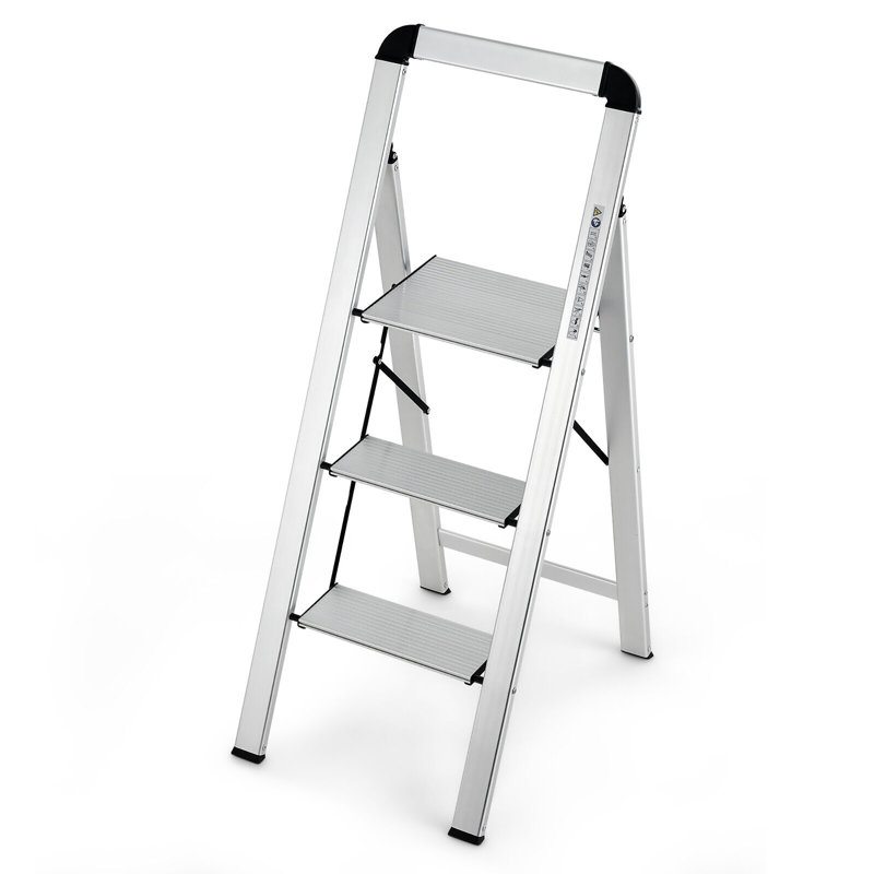 Marchepied pliant en aluminium à 3 marches