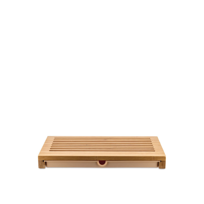 Bamboo Rectangular Bread Board with Crumb Catcher