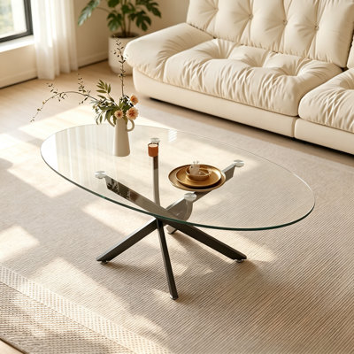 Table basse en verre 39,37 "