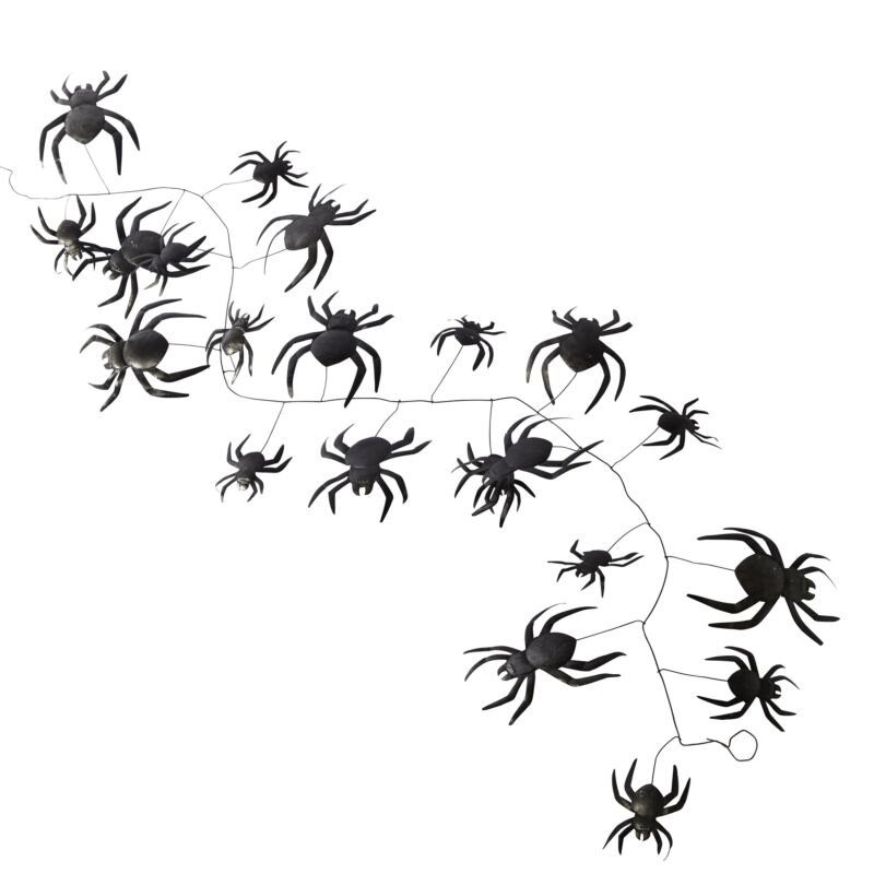 Widow Spider Garland 68"x 18"x 8"