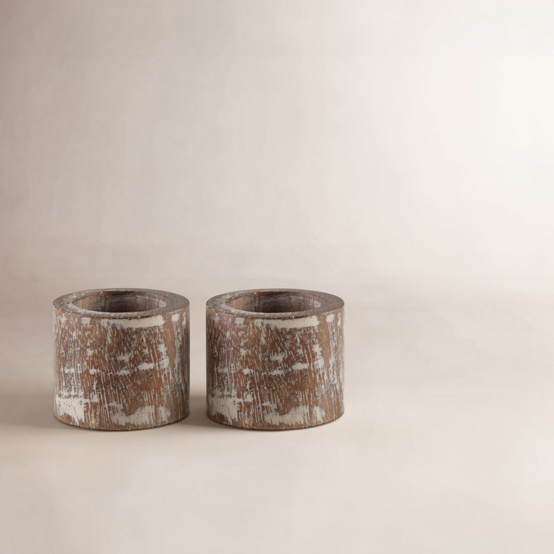 Rond de serviette en bois, Brun