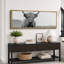 «Animals Highland Cow», portrait en noir et blanc sur toile-98042248-111176158