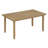 Dining Room Table and Chairs with Bench, Rustic Wood Dining Set, Set of 6-1868835050-1868835045