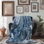 Blue Wash Florals - 1 pièce Sherpa Premium-101596545