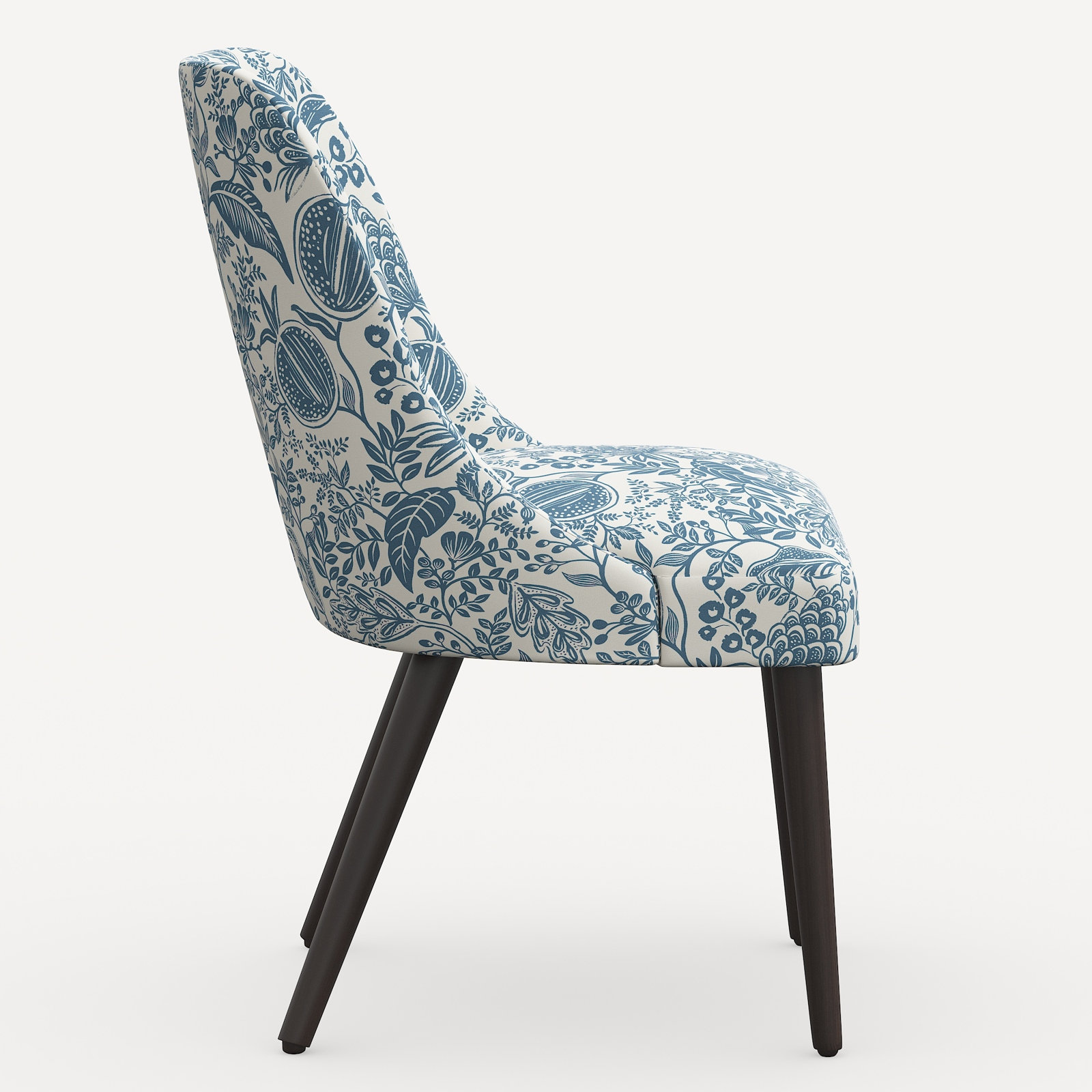 Rifle Paper Co. x Cloth & Company Clare Dining Chair, Blue Pomegranate
