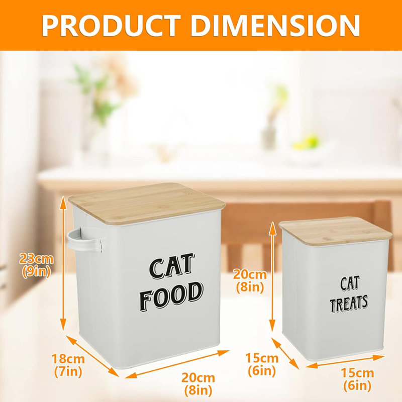 6,61 lb Contenant alimentaire, Blanc