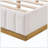 Hara Linen Upholstered Bed Withthick Headboard & Solid Wood Base-118705391