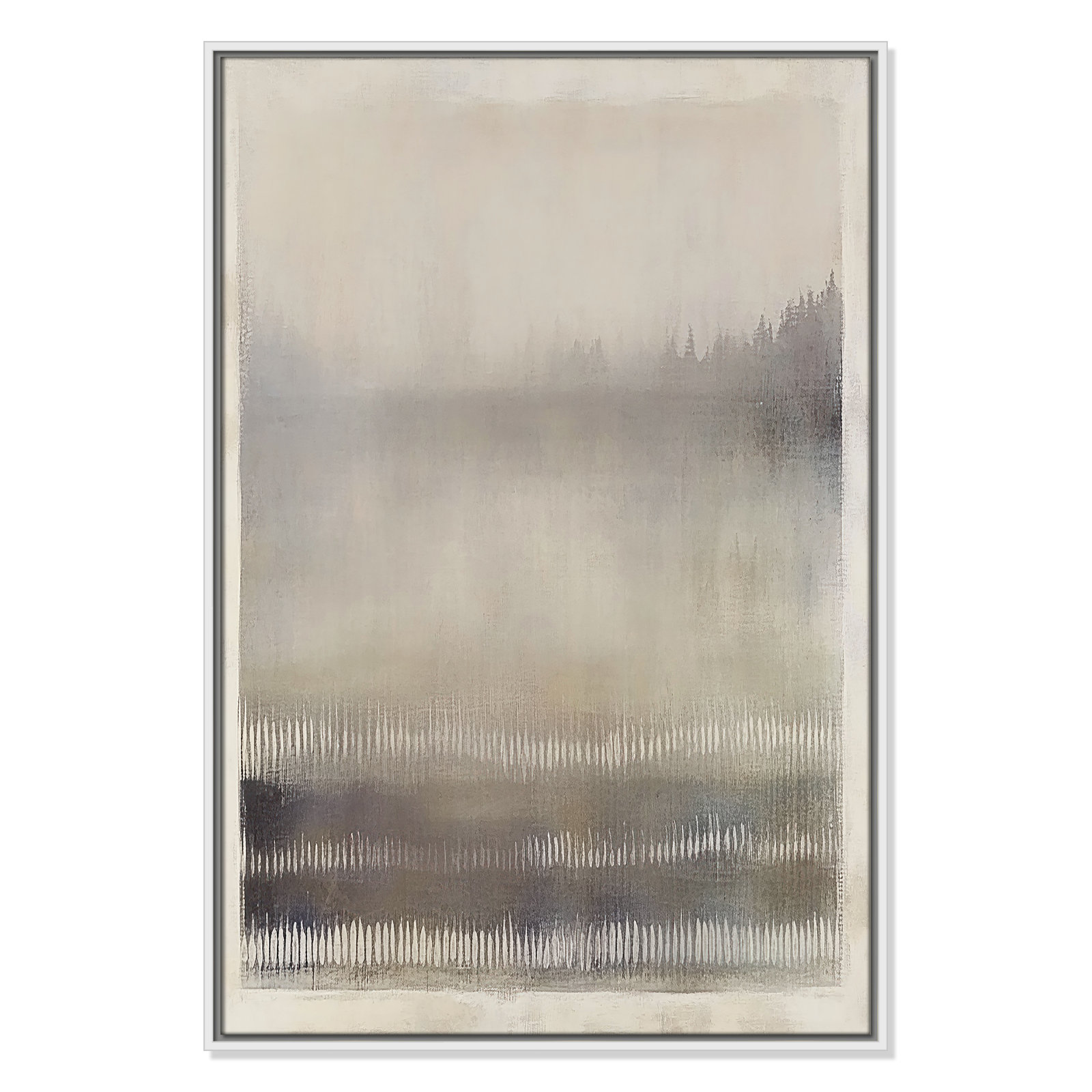 Balanced Silence III Print by Irena Orlov, 37.5" H x 25.5" W, White Floater