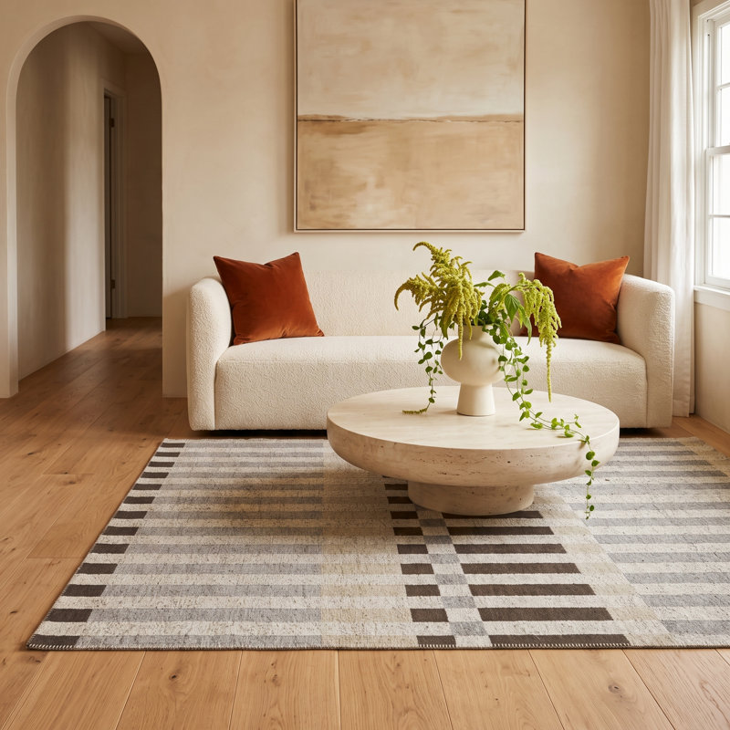 Rectangle Lealia Area Rug, Rectangle 5'3" x 7'