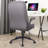 Ergonomic High Back Fabric Executive Chair with Flip-Up Padded Armrest