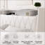 Structure de grand lit avec tête de lit ergonomique, plateforme, prises intégrées, chargeur et tablette de rangement, sans bruit, aucun sommier nécessaire