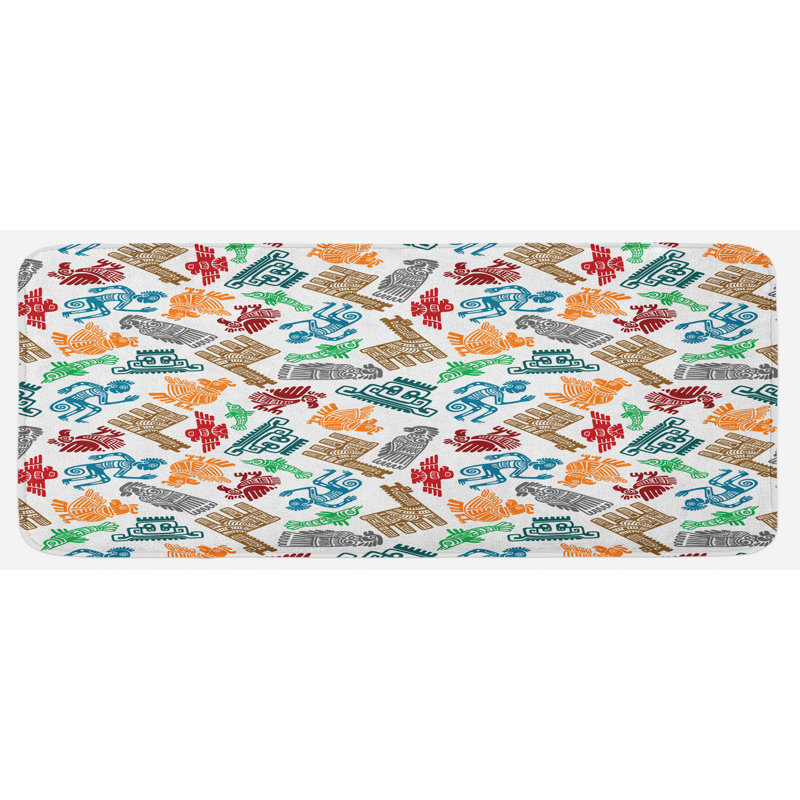 Tapis de cuisine tribal