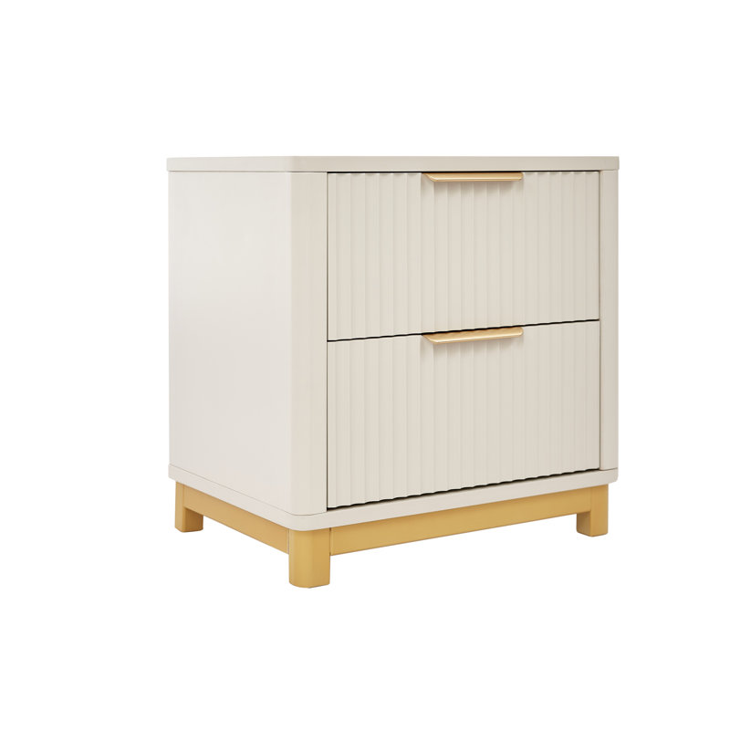 Table de chevet Kellems, Blanc