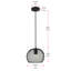 Luminaire suspendu sphère 1 lumière Paxton-121424833