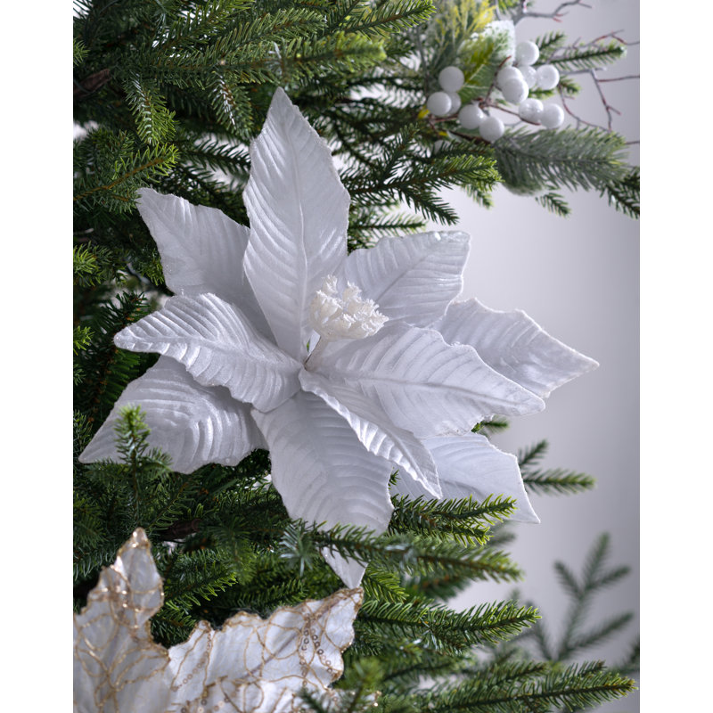 Fabric Poinsettia Arrangement