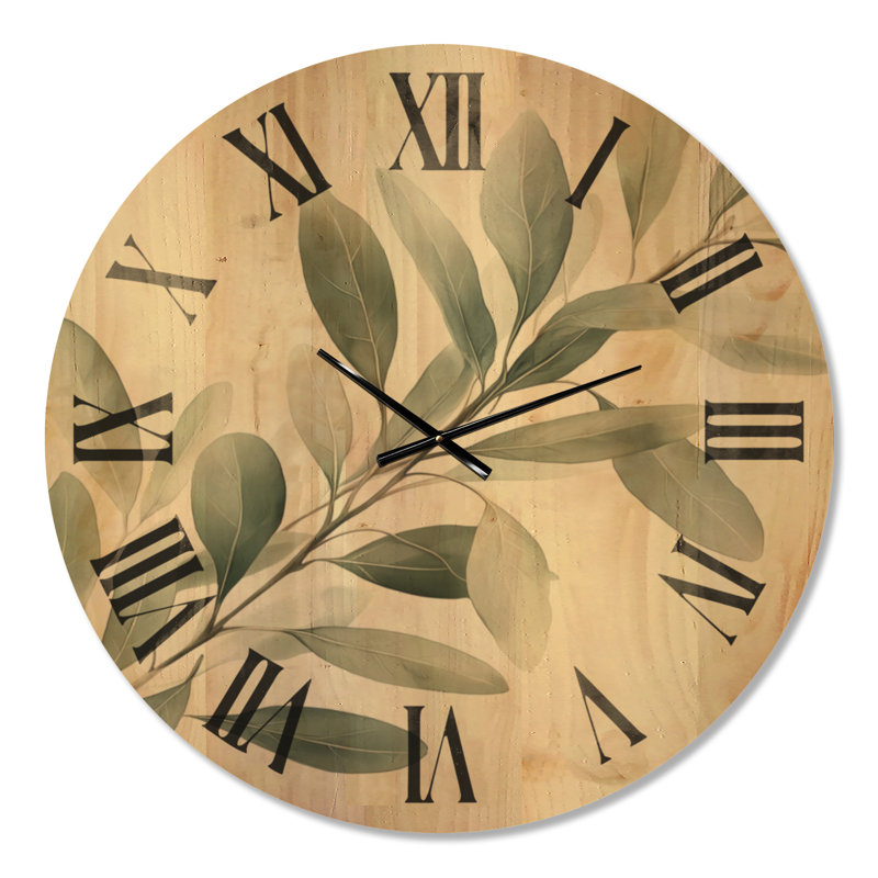 Horloge murale Botanical, Oversized