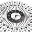 Damore Metal Wall Clock