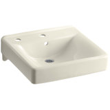 Soho Ceramic 20" Wall Mount Bathroom Sink with Overflow