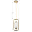 Mini-luminaire suspendu 1 lumière Holton-1868100047