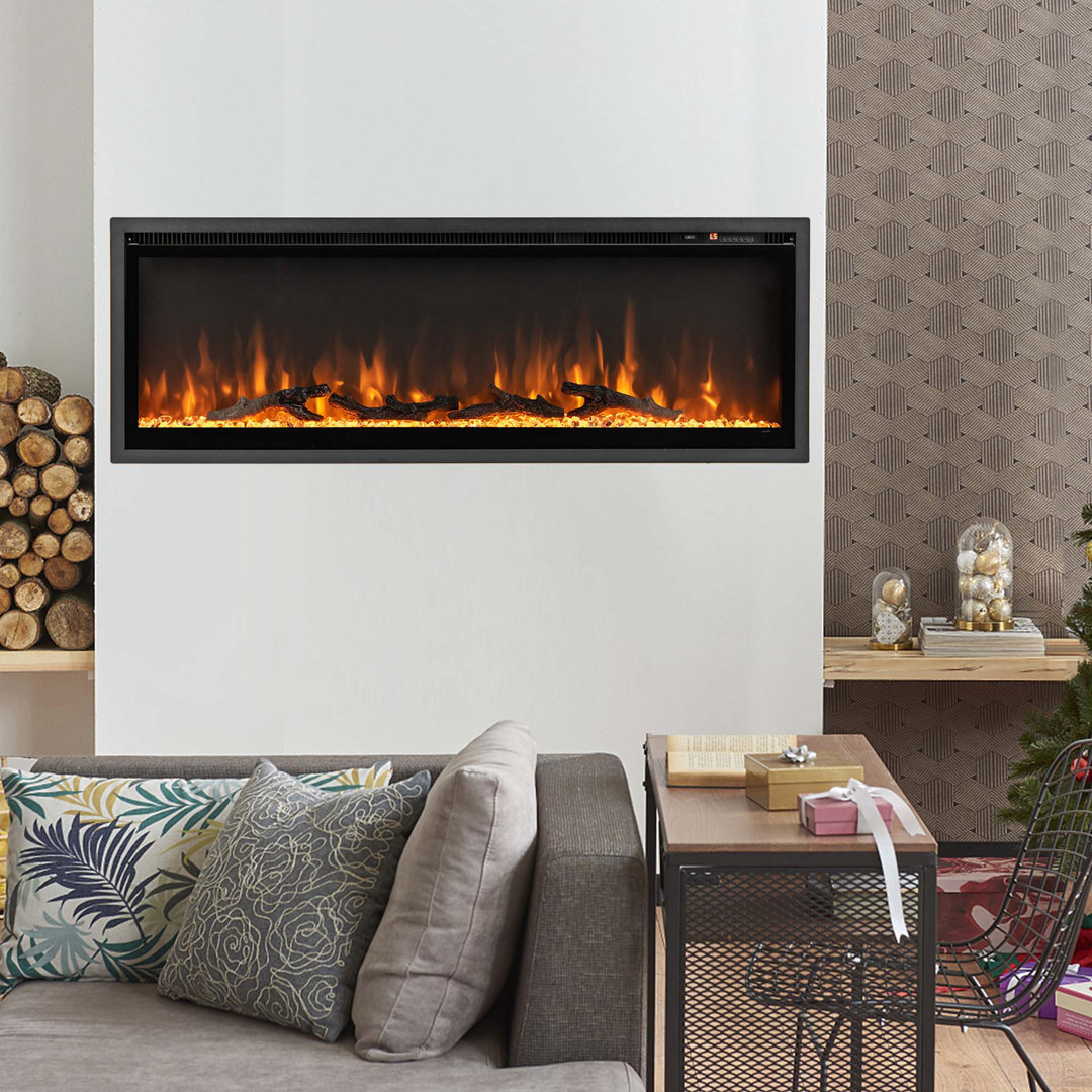 Aldaco 50'' W Electric Fireplace Symple Stuff