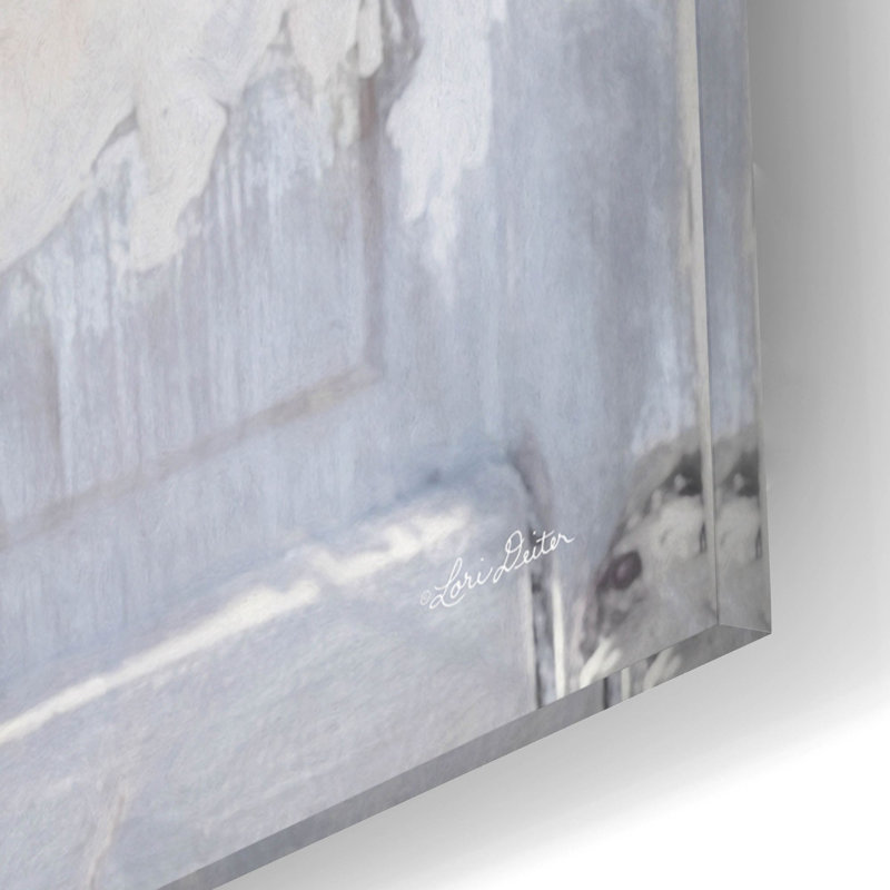 «Lavender» par Lori Deiter, art mural en verre acrylique, H 16 po x l 12 po x P 0,13 po