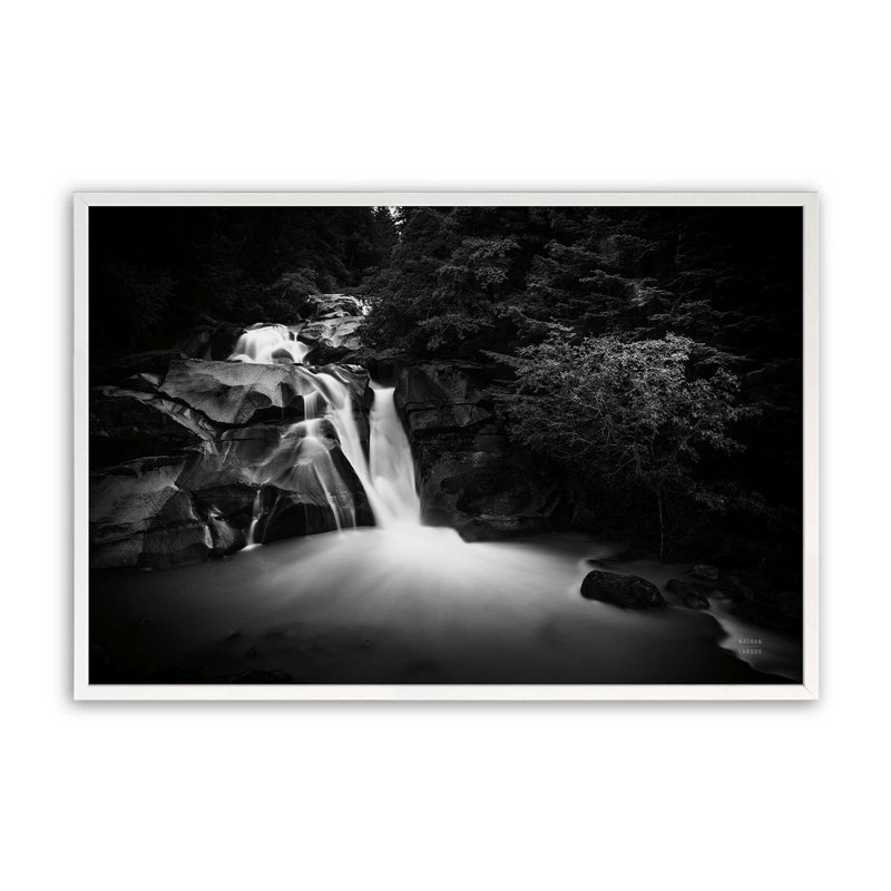 «Carving» par Nathan Larson, reproduction d'art, L 36 x H 24, Blanc, Impression encadrée