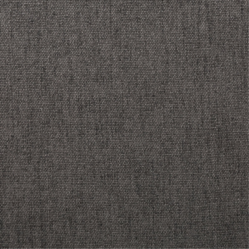 Chaises de salle à manger à haut dossier, 2 pièces, tissu gris foncé, bois de bouleau, Gris foncé