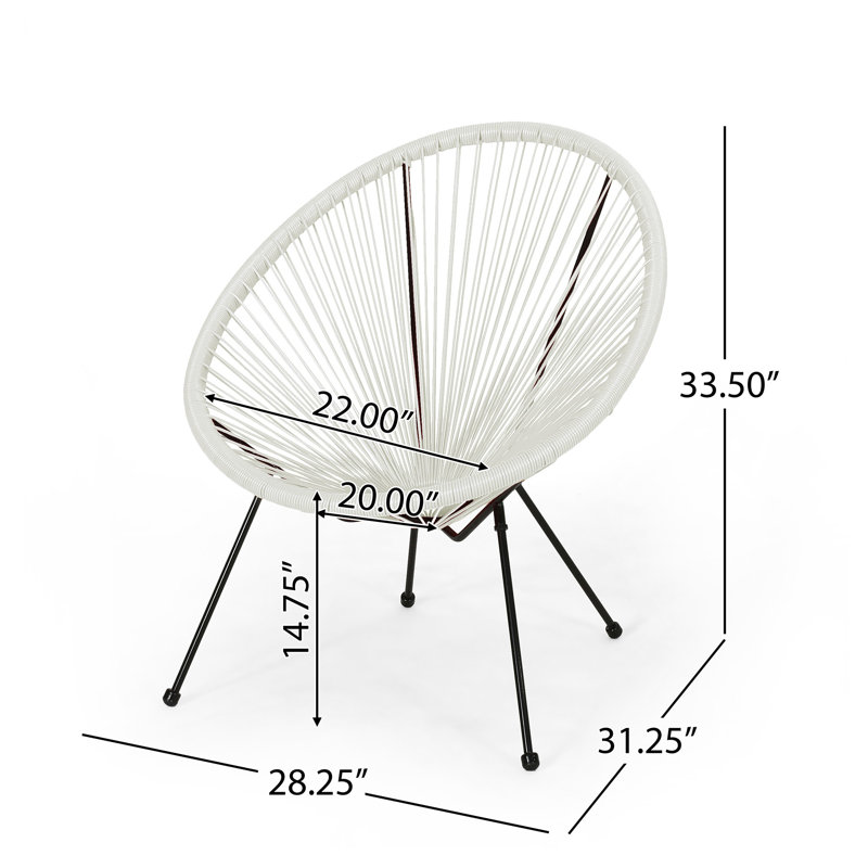 Chaise ANson - 62846,00WHIMP2, Blanc