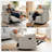Oversized 42.5" Extra Wide Manual Recliner Breathalbe Leather-1508240148