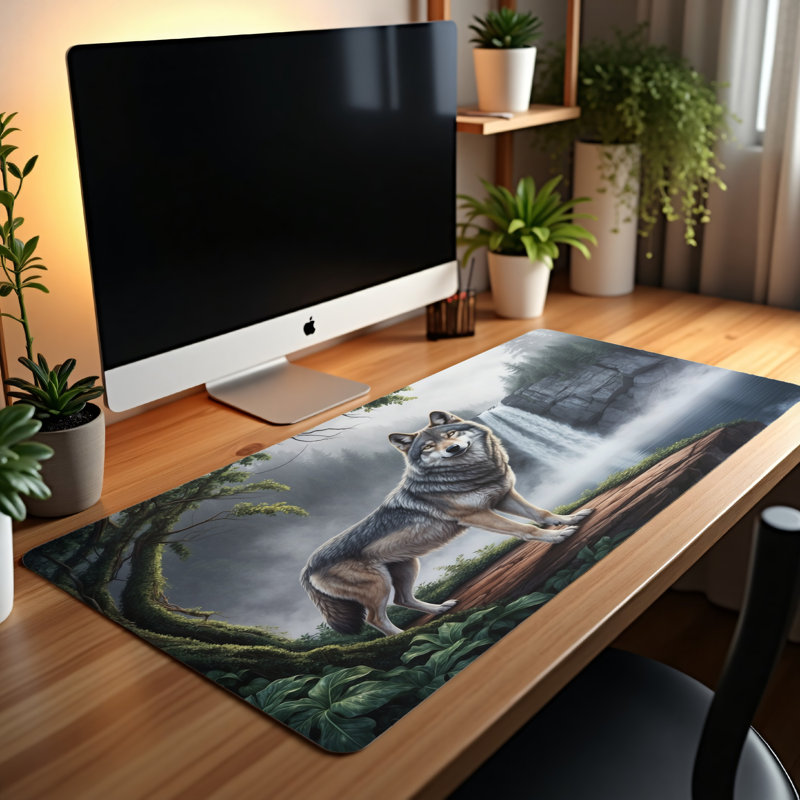 Polyester Desk Pad, 14.4x12.1