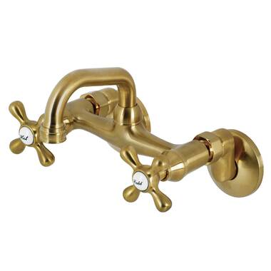 Kingston Brass Double Handle Kitchen Faucet With Accessories & Reviews | Wayfair